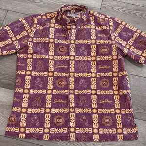 Reyn Spooner University Shirt Men Medium Arizona State University ASU Sun Devils